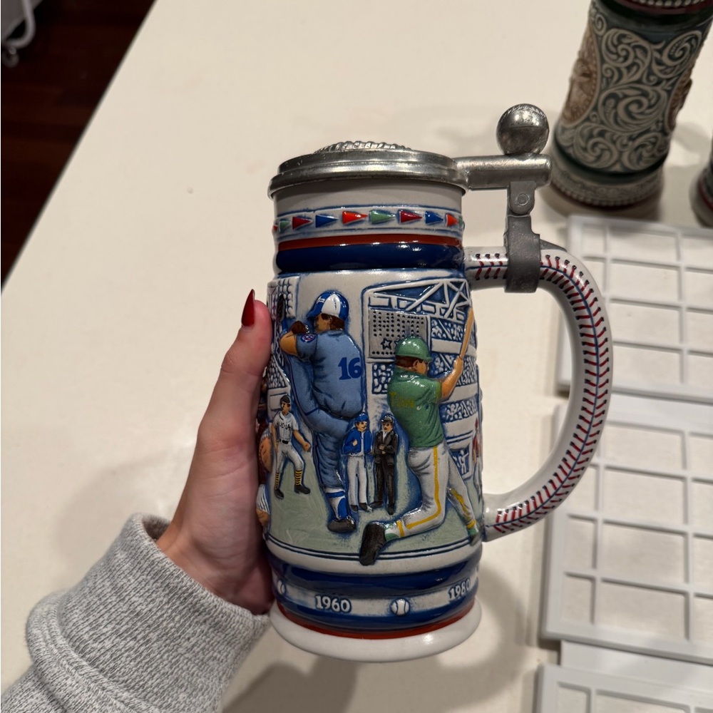 1984 Avon Baseball Beer Stein